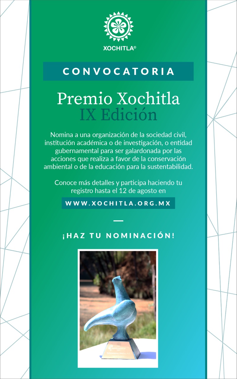 Promocional del premio Xochitla novena edición