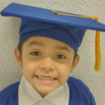 Foto de Ale, cuando se graduó de La Gaviota