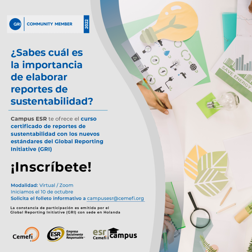 ¿No sabes que es la responsabilidad social empresarial #RSE y cómo empezar a aplicarla?
Aprende a identificar los diferentes pasos que requiere su implementación y conoce las ventajas de incorporar esta herramienta en tu empresa.
20 de septiembre  11:30h #CdMx
Registro: https://bit.ly/curso-rse-cemefi
