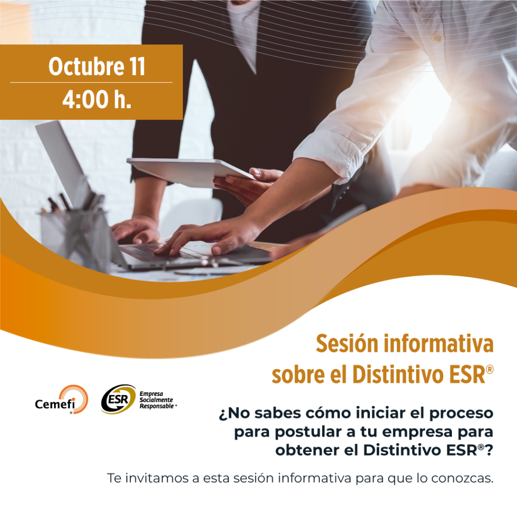 Sesión informativa sobre el distintivo ESR de Cemefi.
