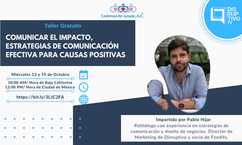 Participa en el taller “Comunicar el Impacto, estrategias de comunicación efectivas”