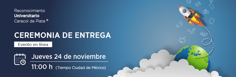 Acompáñanos a la Ceremonia de entrega de Caracol de Plata Universitario. 24 de noviembre 11:00h