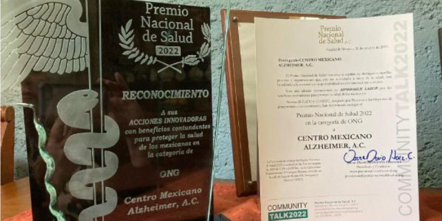 Foto ilustrativa ¡El Centro Mexicano Alzheimer ganó el Premio Nacional de Salud 2022! Premio