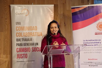 Representante de la Fundación DEACERO