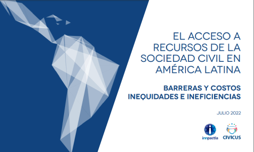 “El acceso a recursos de la sociedad civil en América Latina: barreras y costos inequidades ineficiencias”