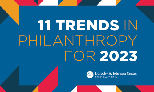 “11 Trends in philanthropy for 2023”