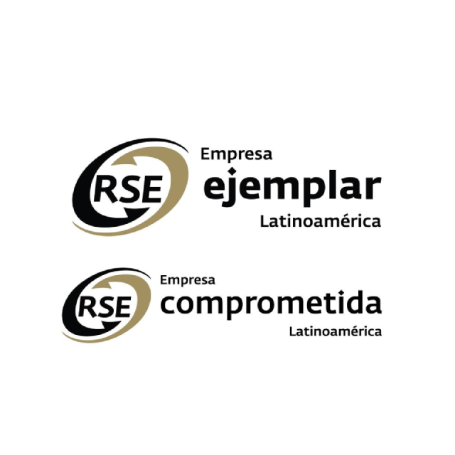 Logotipos reconocimientos RSE a empresas latinoamericanas