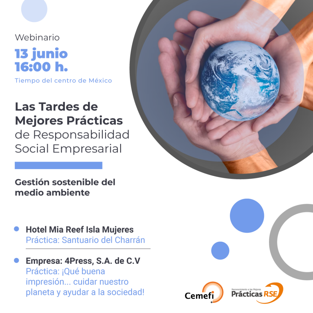 13 de junio Tardes de Mejores Prácticas de RSE