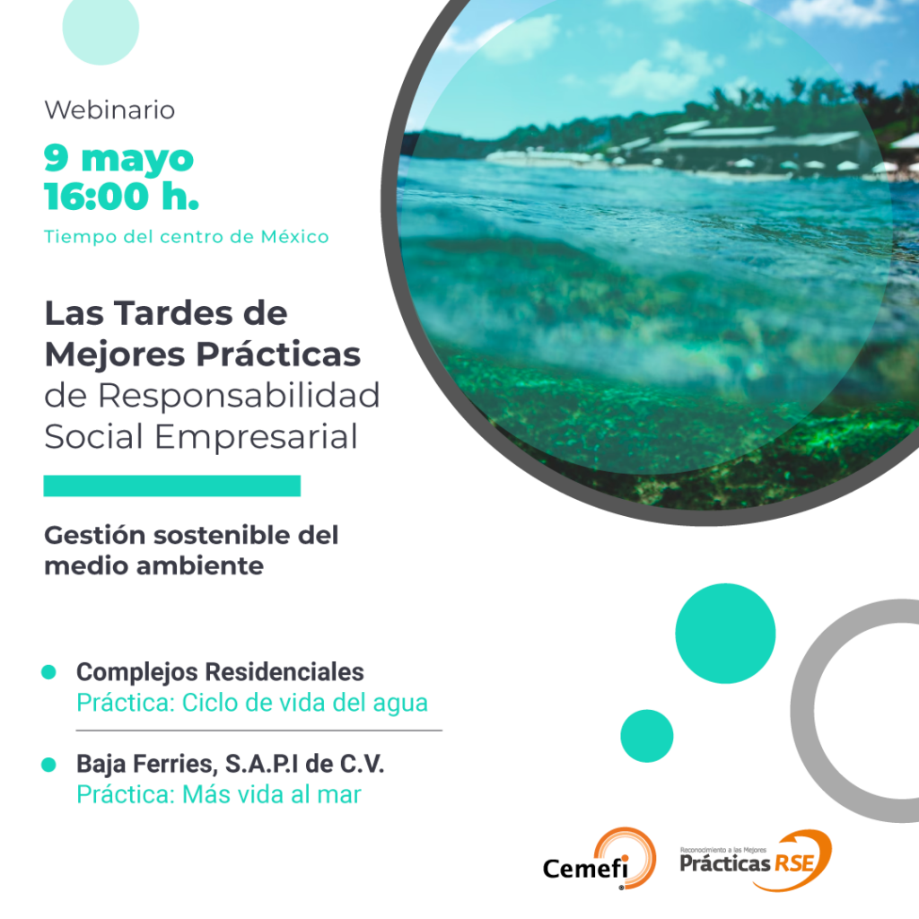 9 de mayo Tardes de Mejores Prácticas de RSE