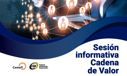 Sesión informativa virtual sobre el Programa Cadena de Valor. 30 de marzo a las 12 horas.