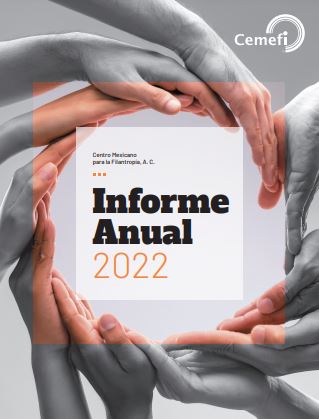 Imagen portada informe anual cemefi 2022