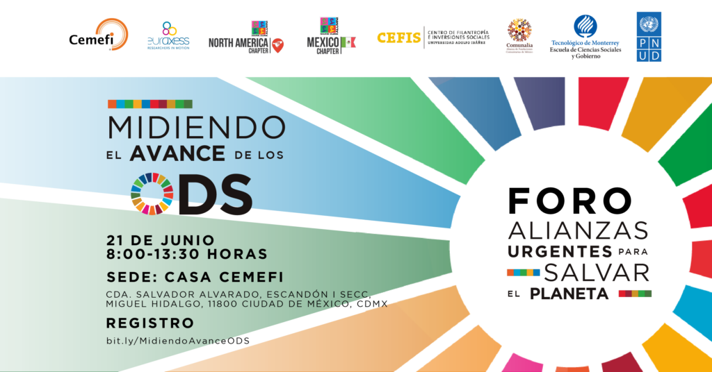 Foro Alianzas Urgentes para Salvar el Planeta. Midiendo el avance de los ODS. 21 de junio 8 horas.
