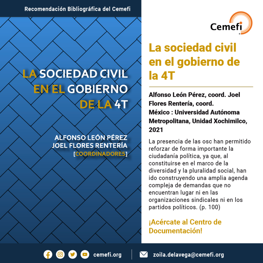 La sociedad civil en el gobierno de la 4T