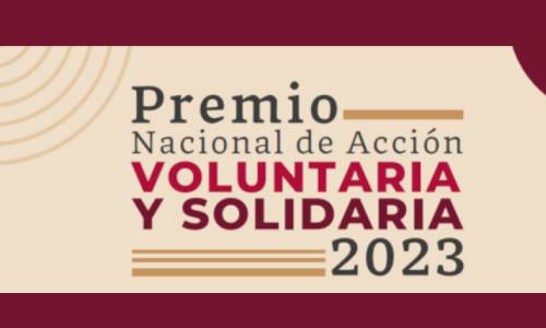 Conoce la convocatoria del Premio Nacional de Acción Voluntaria y Solidaria 2023