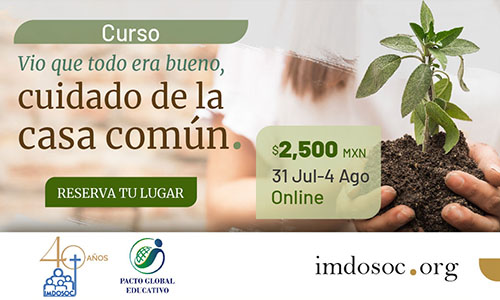 Curso: Vio que todo era bueno, cuidado de la casa común Descubre cómo la conciencia del cuidado de nuestra Casa Común puede transformar tu visión del mundo