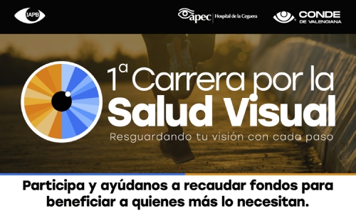 Participa en la primer Carrera por la Salud Visual: Fecha: Domingo 15 de octubre del 2023 Lugar sede: Ciudad de México, CDMX