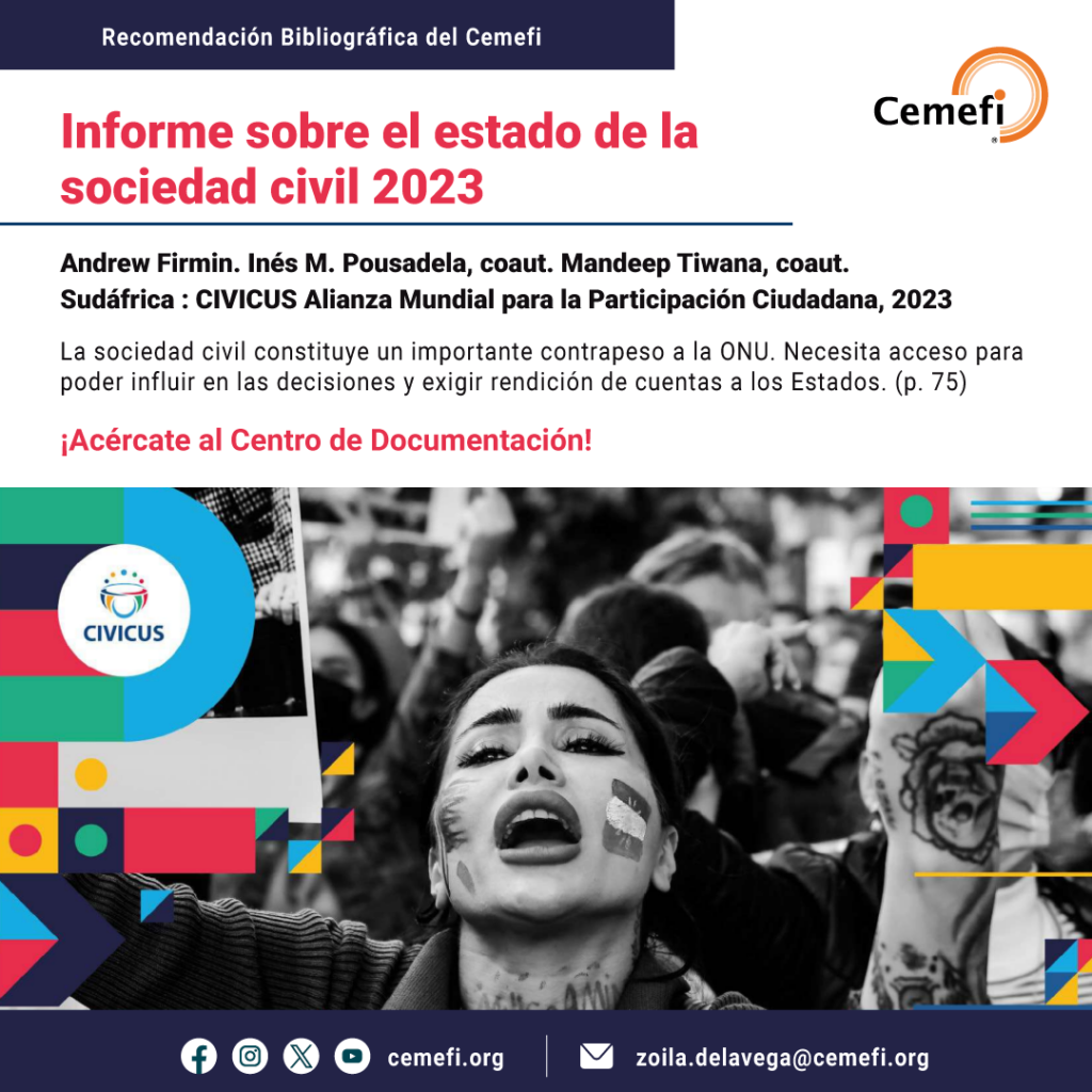 Informe sobre el estado de la sociedad civil 2023