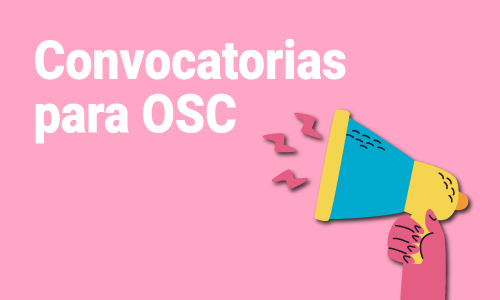 Primera cartelera de convocatorias para las OSC en 2024