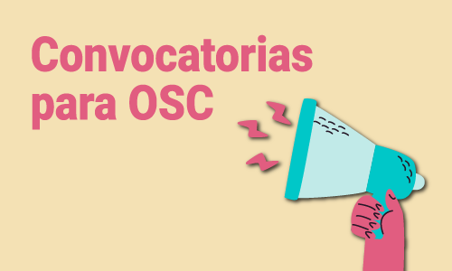 Cartelera de convocatorias que ofrecen recursos a las OSC