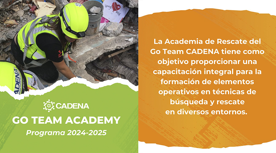 ¡Únete a la Academia de Rescate del Go Team CADENA!