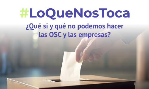 Tiempos electorales, #LoQueNosToca hacer a cada uno