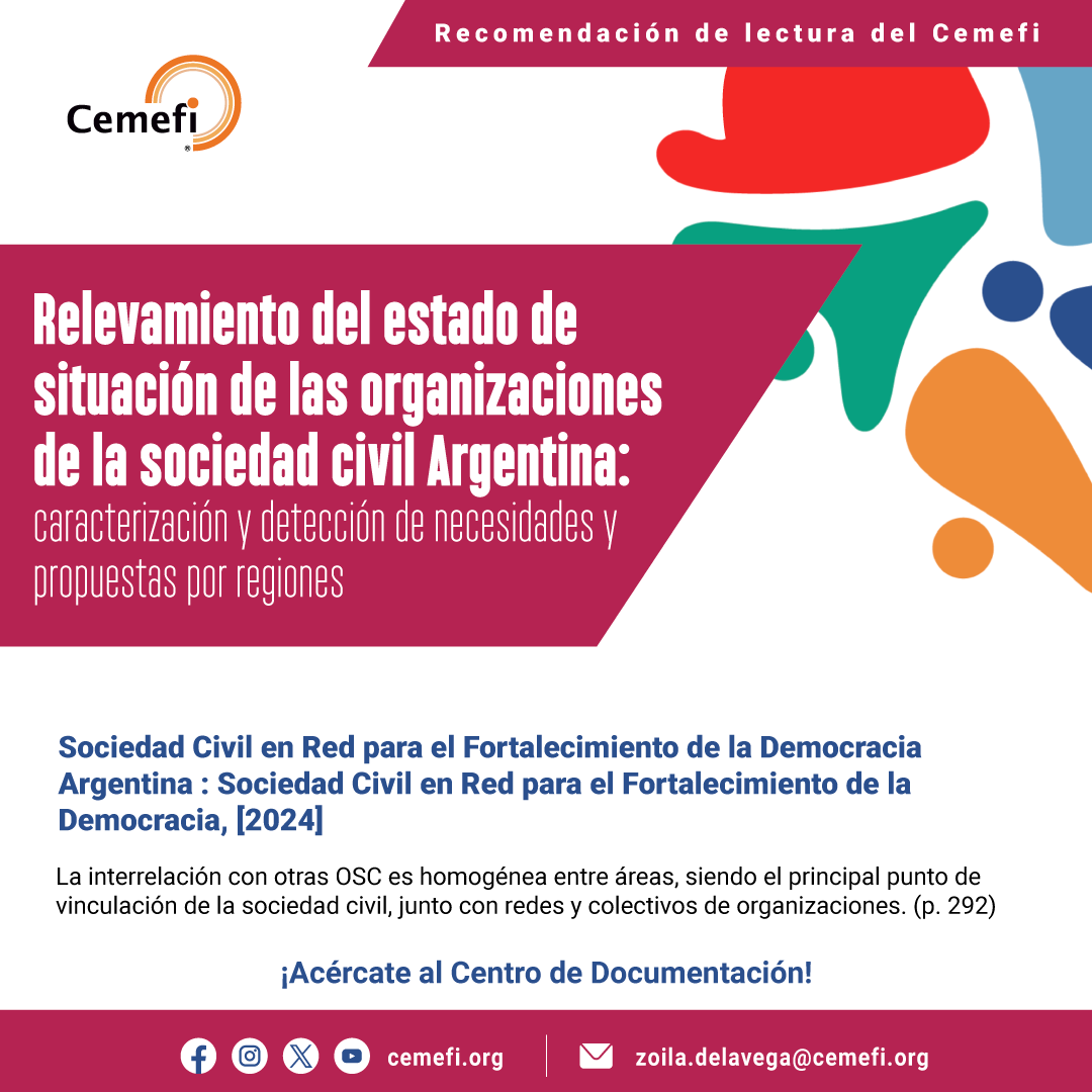 Relevamiento de la situación de las organizaciones de la sociedad civil en Argentina