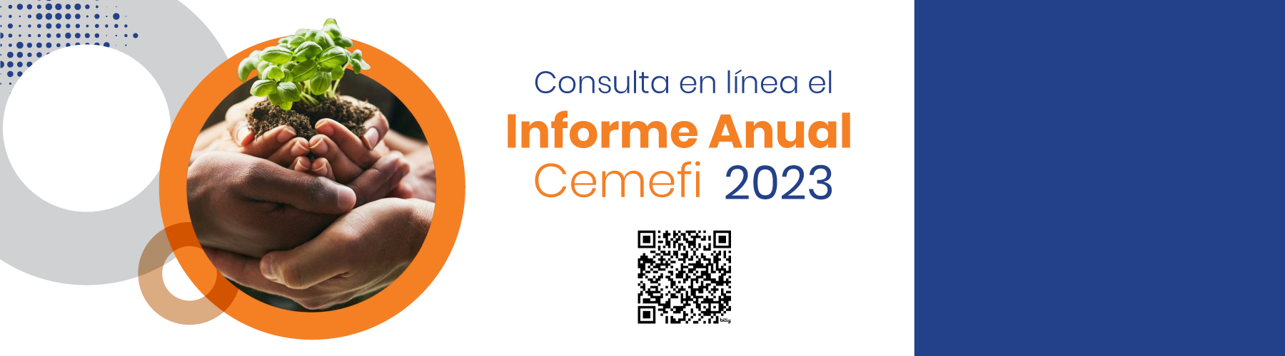 Te invitamos a conocer los resultados de nuestra operación al cumplir 35 años construyendo un México mejor. Consulta el Informe Anual Cemefi 2023.