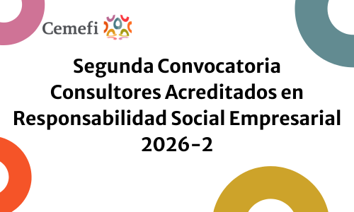 Imagen informativa con fondo blanco y el logotipo de Cemefi en la parte superior. Al centro, el texto dice: 