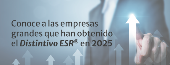 🎉 ¡Felicidades a las empresas grandes que obtuvieron el Distintivo ESR® en 2025! 🔎 Da clic en el enlace y consulta el buscador.