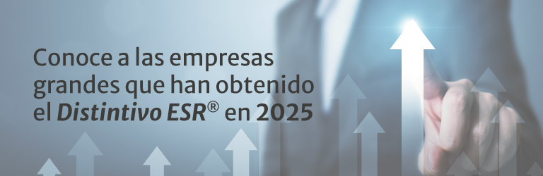 🎉 ¡Felicidades a las empresas grandes que obtuvieron el Distintivo ESR® en 2025! 🔎 Da clic en el enlace y consulta el buscador.