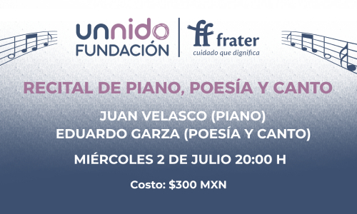 Recital de piano, poesía y canto con causa