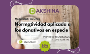 En imagen una lupa enfoca una imagen desenfocada y el texto: Webinario: Normatividad aplicada a los donativos en especie