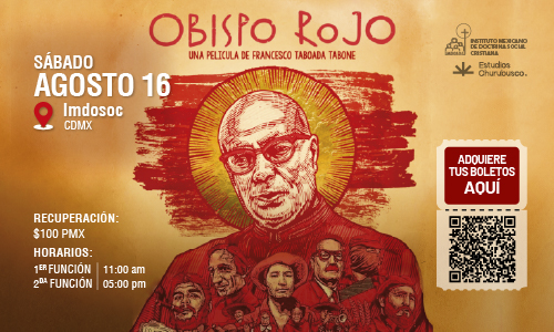 Imdosoc presentará la función de cine “Obispo Rojo”