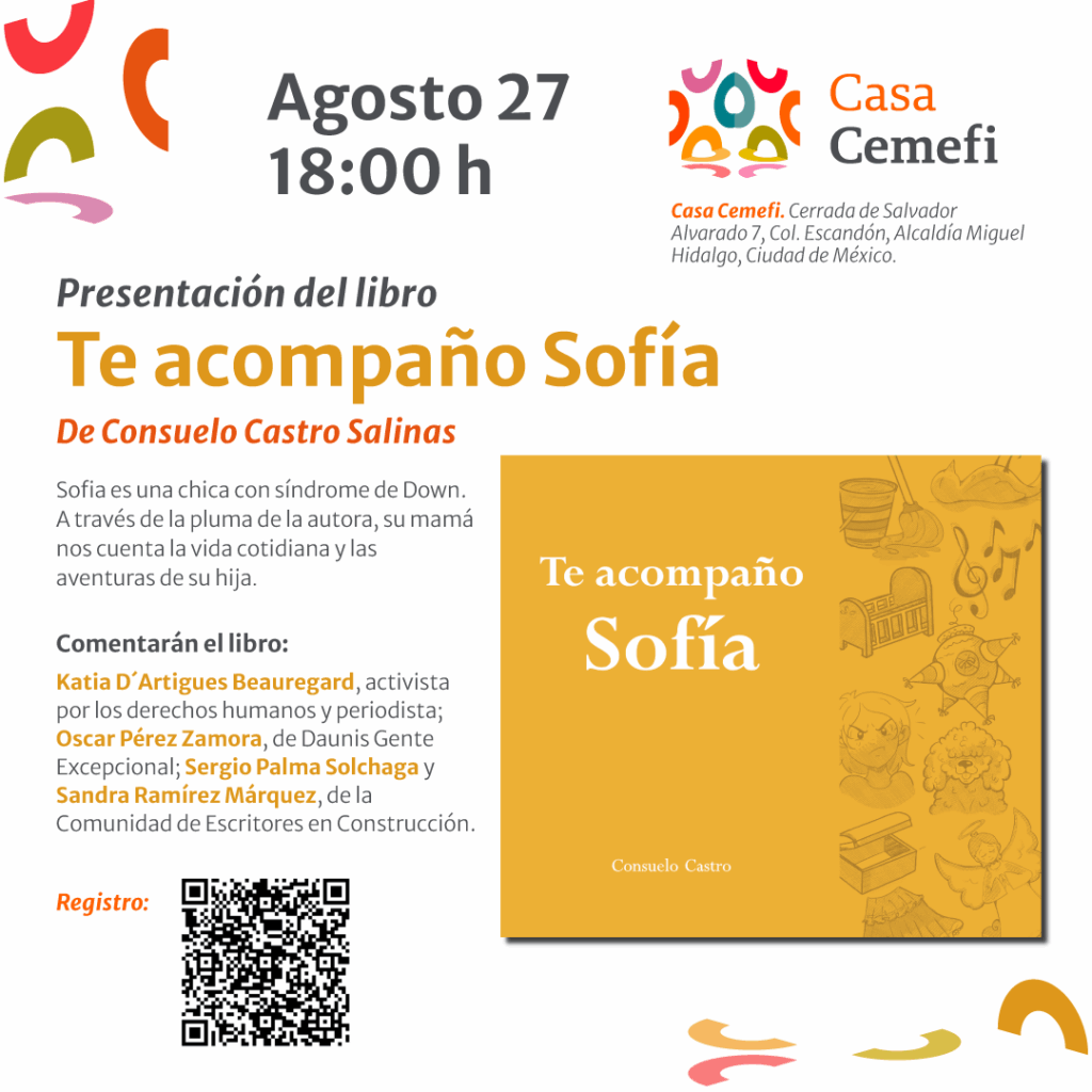 Presentación del libro Te acompaño Sofía en Casa Cemefi