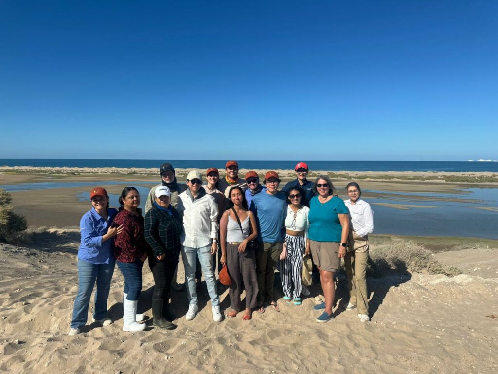El Nodo México de RedEAmérica visita el proyecto Mujeres de Desierto y Mar en Sonora. Foto de integrantes del proyecto