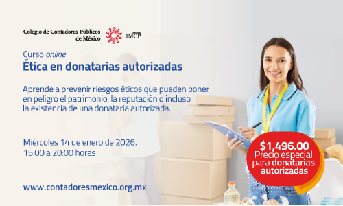 Curso en línea: Ética en donatarias autorizadas