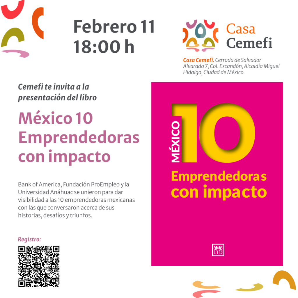 En imagen portada del libro México, 10 emprendedoras con impacto