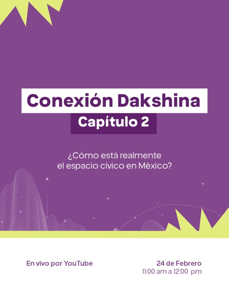 Conexión Dashkina webinario cómo está el espacio cívico en México