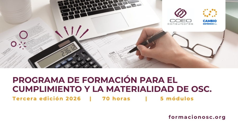 Programa de Formación para el Cumplimiento y la Materialidad de OSC