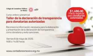 Taller de la declaración de transparencia para donatarias autorizadas