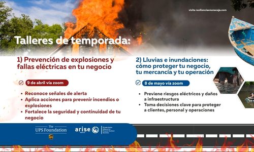 Protege tu negocio ante riesgos y desastres