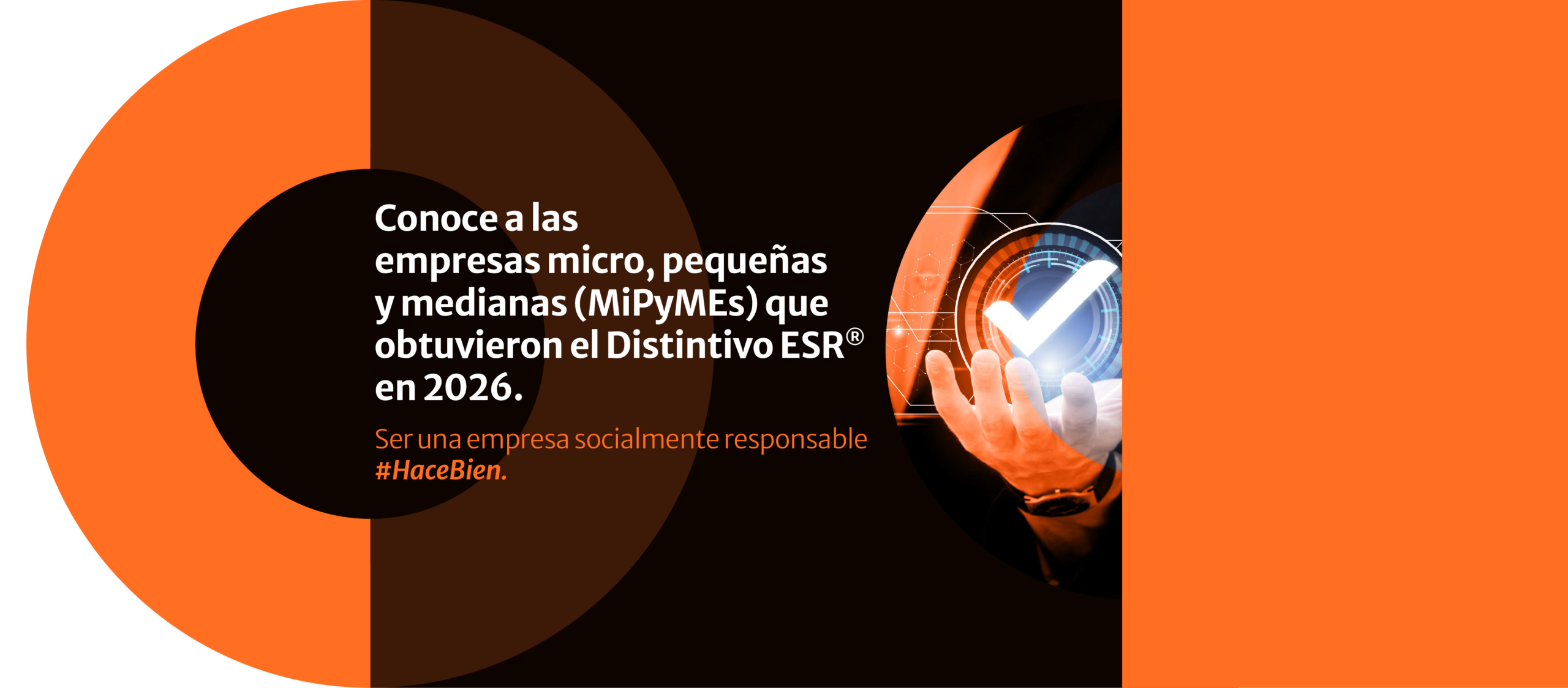 🎉 ¡Felicidades a las empresas MiPyMEs que obtuvieron el Distintivo ESR® en 2026! 🔎 Da clic en el enlace y consulta el buscador.