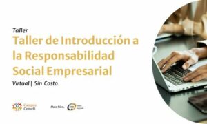 Cartel promocional del taller "Introducción a la Responsabilidad Social Empresarial"