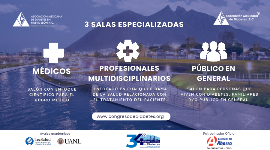 34 Congreso Nacional de Diabetes llega a Monterrey