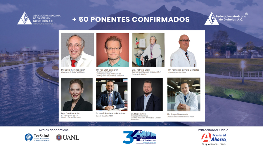 34 Congreso Nacional de Diabetes llega a Monterrey